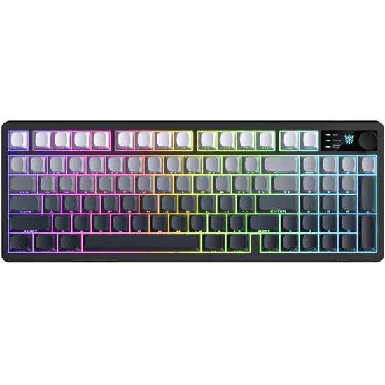TECLADO MEMBRANA WIRELESS ONIKUMA MT902 RGB/96%/TRI MODE/BLACK WHITE GRADIENT Product