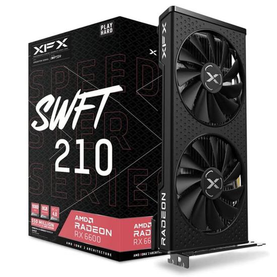 Tarjeta de vídeo XFX Speedster SWFT 210 Radeon RX6600 8GB GDDR6 PCI-Express