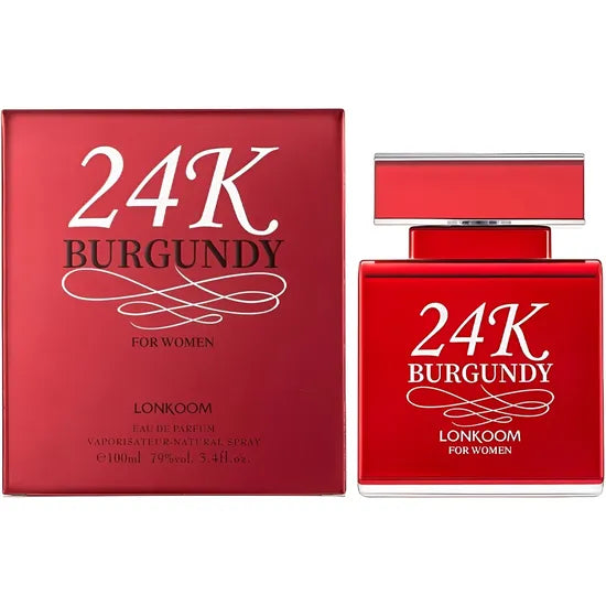 PERFUME  LONKOOM 24K BURGUNDY EDP 100ML - FEMENINO