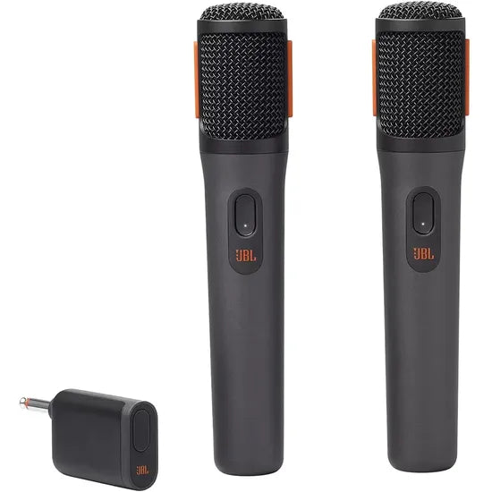 MICROFONO JBL PARTYBOX WIRELESS DUAL BLACK C/ 2MIC 2024
