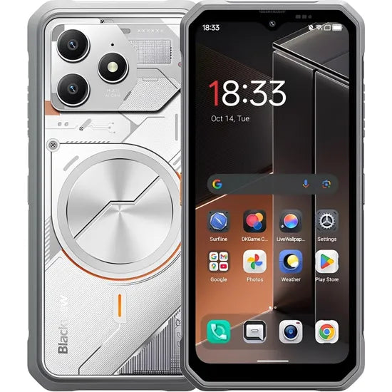 CELULAR BLACKVIEW FORT 100 128GB/8GB 4G NFC LUNAR WHITE RESIST. GOLPES/AGUA