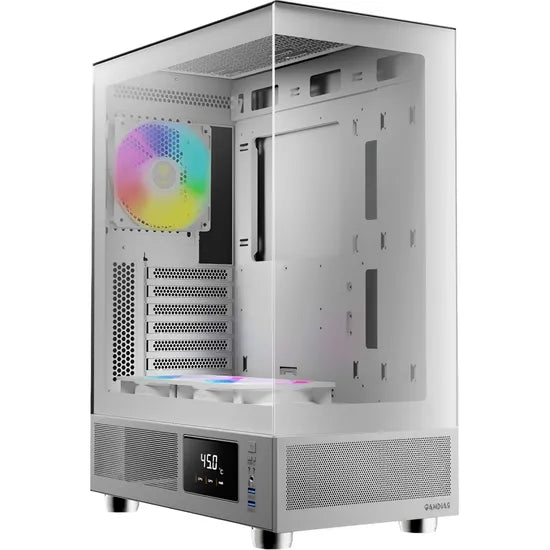 GABINETE GAMDIAS ATLAS E1 PANTALLA DIGITAL/MID TOWER/WHITE/3 FAN ARGB 1GTA.BR Product