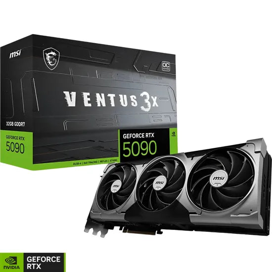 PLACA DE VIDEO MSI RTX5090 VENTUS 3X OC 32GB/GDDR7/2452MHZ/3FAN Product