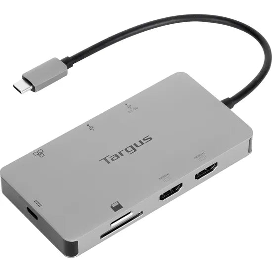 HUB 8-IN-1 TARGUS USB-C /USB-C +2USB+2HDMI+LAN+SD+MICRO SD DOCK403GL-90 Product