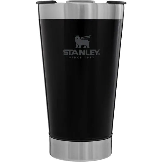 VASO STANLEY BEERPINT DE CERVEZA 473ML C/ TAPA+ABRIDOR NEGRO