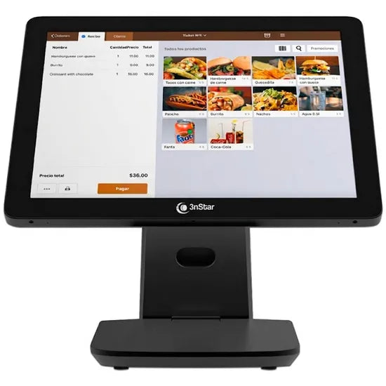 PC ALL IN ONE 3NSTAR P415-09W-8240 INTEL N95/8GB/240SSD/15"" CAPACITIVE/WIFI/BT/W11ENTERPRISE