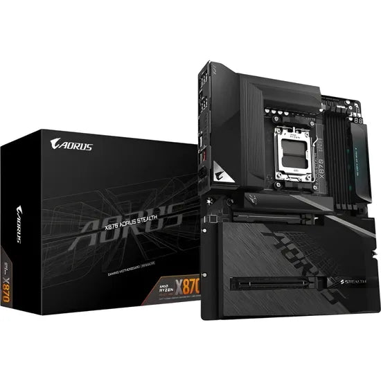 PLACA MADRE GIGABYTE AM5 X870 AORUS STEALTH HDMI/USB3.2/4M.2/DDR5/ATX Product