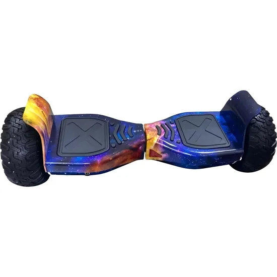 SCOOTER OVER BOARD INTERBRAS 8.5""/BT/LED/PURPLE GALAXIA