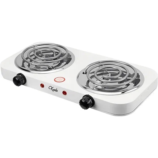 COCINA ELECTRICA 2 HORNALLA QUANTA KRAB KBCE1002 2000W/5TEMP/WHITE 220V Product
