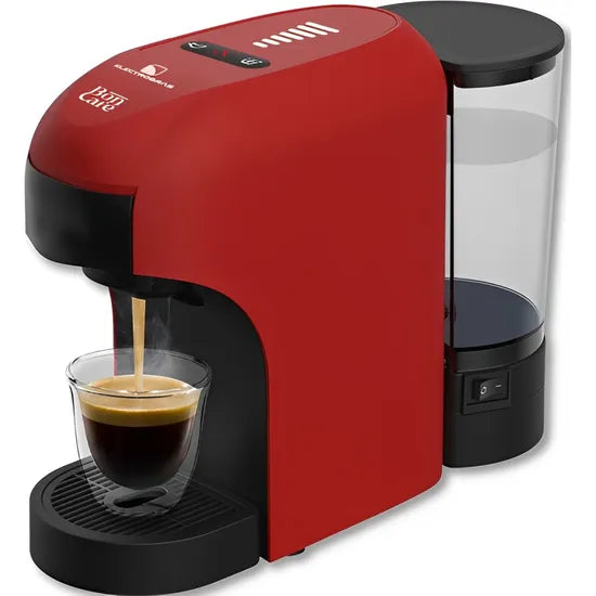 CAFETERA ELECTROBRAS BON CAFÉ MULTICAPSULAS EBCM-21 /3EN1/1400W/110V/RED/BLACK Product