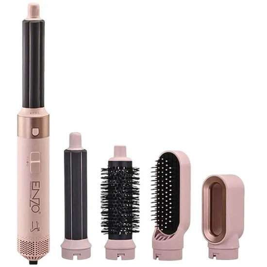 KIT MODELADOR DE PELO ENZO 5-EN-1 EN-4142 PINK 220V