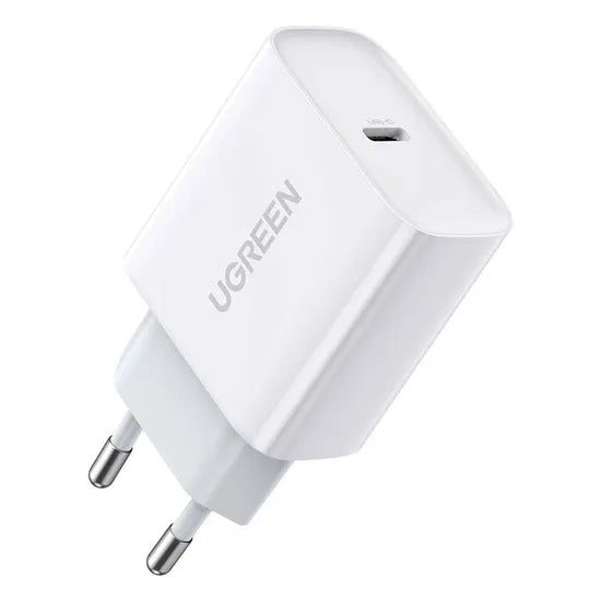 CARGADOR PARED UGREEN CD137 20W USB-C PD GAN (EU) WHITE (60450) Product