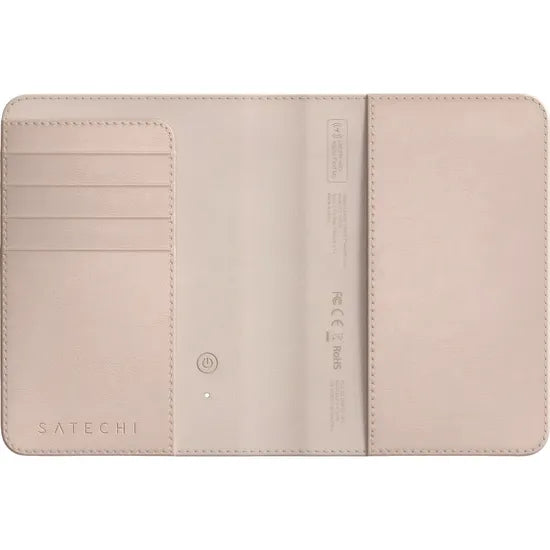 TARJETERO/PORTA PASAPORTE FINDALL SATECHI FIND MY/BT/RFID DESERT ROSE ST-VPCR Product