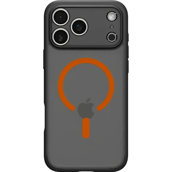 CASE SPIGEN IPHONE 17 PRO MAX ULTRA HYBRID MAGFIT FROST BLACK ORANGE ACS10480