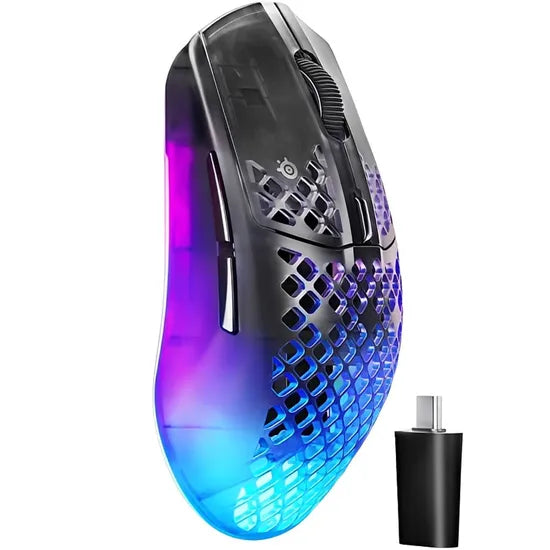 MOUSE WIRELESS STEELSERIES 62717 AEROX 3 GEN 2 RGB 4K/TRUEMOVE 26K/OPTICAL/SHADOW Product