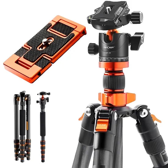 TRIPODE K&F D255C4+BH-28L DE CARBONO C/ SOPORTE P/CEL (KF09.093V2) Product