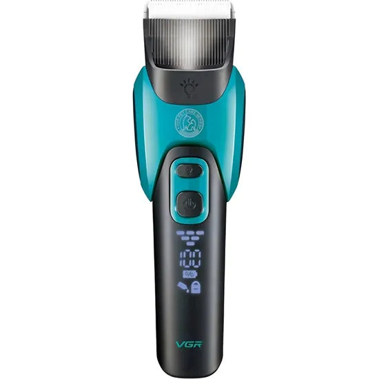 CORTA PELO DE MASCOTAS VGR V-208 6-EN-1 C/LUZ 10W BLACK/GREEN