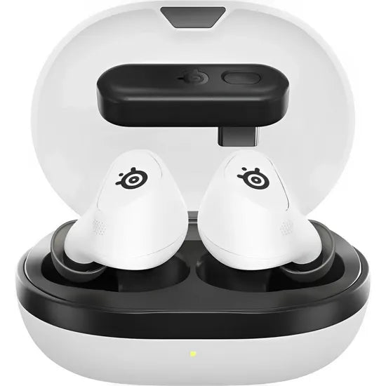 AURICULAR STEELSERIES WIRELESS 61708 ARCTIS GAMEBUDS ANC/USB-C/10H/PC/PLAY/WHITE