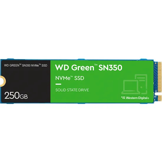 SSD 250GB M.2 NVME WD GREEN SN350 NVME PCIE GEN3X4 2400-950MB/S WDS250G2G0C