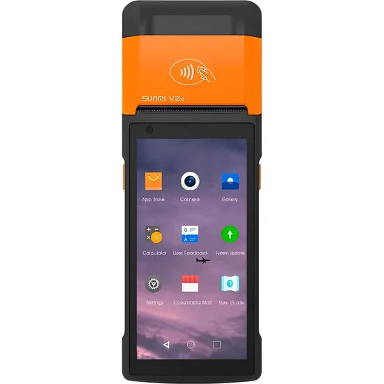 TERMINAL/POS SUNMI V2S 1GB+8GB 5.5"" SCANNER/QR/PRINTER-58MM/SIM/SD Product