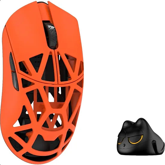 MOUSE WIRELESS MAGNESIUM WLMOUSE BEAST X PRO 8K/PAW3950HS/OMRON/SOLID SIDES/FIRE ORANGE