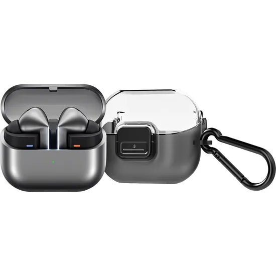 AURICULAR WIRELESS SAMSUNG GALAXY BUDS 3 PRO SM-R630NZA SILVER+CLIP CASE TRANSP