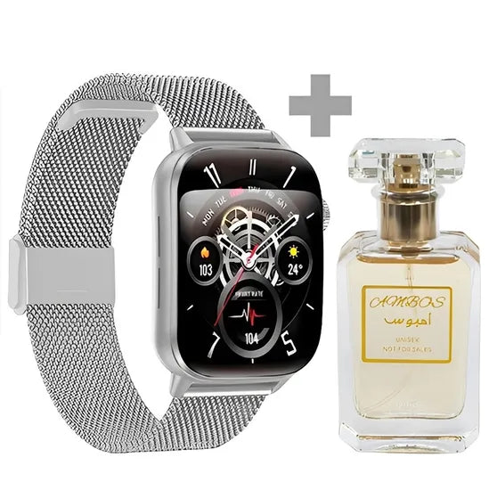 RELOJ SMART G-TIDE S6 PRO SILVER + PERF AMBOS KIT Product