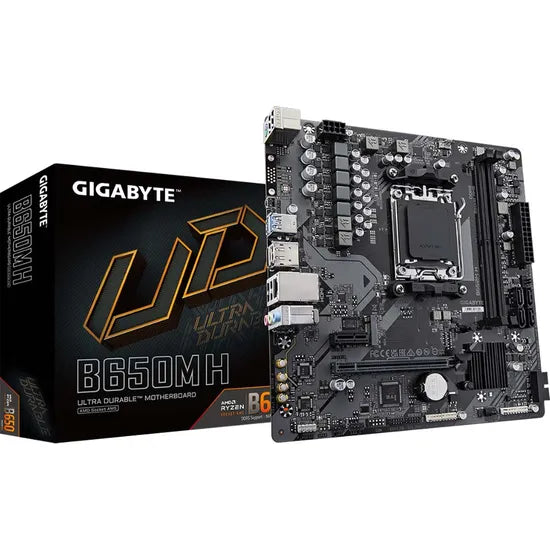 PLACA MADRE GIGABYTE AM5 B650M H HDMI/DP/USB 3.2/M.2/DDR5/MATX Product