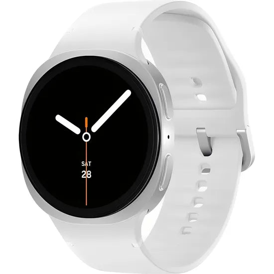 RELOJ SAMSUNG GALAXY WATCH8 44MM SM-L330NZSD SILVER/SPORT WHITE BAND 1GTA.PY-AR-UY