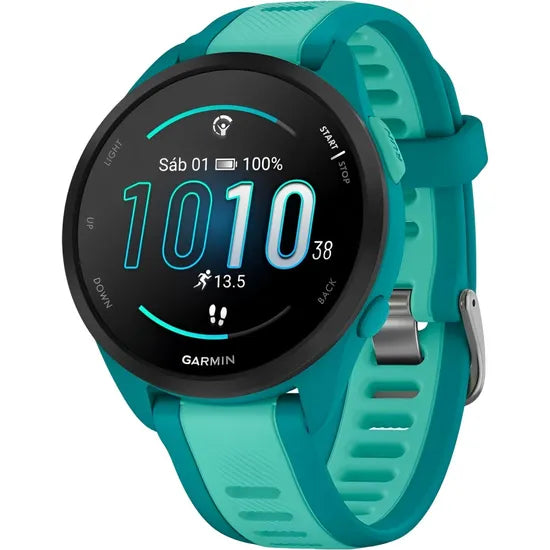 RELOJ GARMIN FORERUNNER 165 MUSIC 43MM TURQUOISE/AQUA 010-02863-32