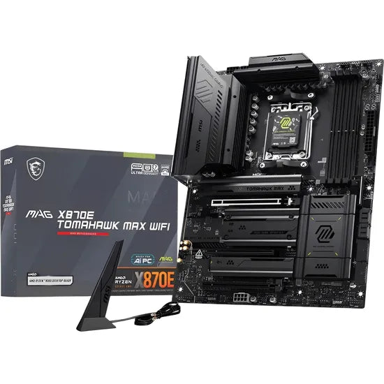 PLACA MADRE MSI AM5 MAG X870E TOMAHAWK MAX WIFI HDMI/USB3.2/4M.2/DDR5/ATX
