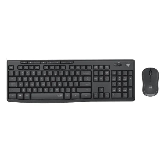 KIT TECLADO+MOUSE WIRELESS 2.4G LOGITECH MK295 SILENT GRAPHITE ESPAÑOL 920-009792