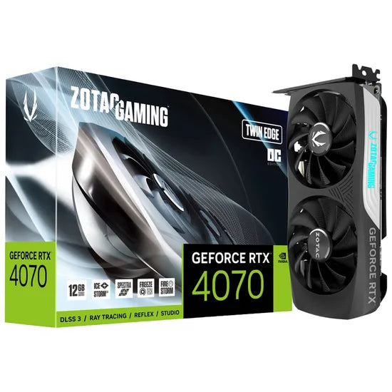 VGA ZOTAC RTX4070 TWIN EDGE OC 12GB/GDDR6X/2FAN ZT-D40700H-10M Product
