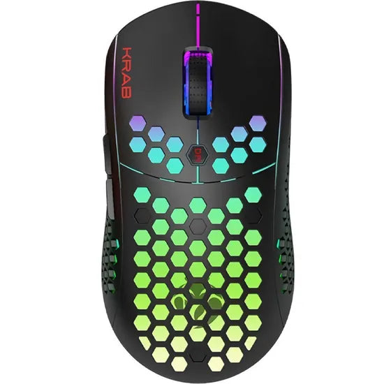 MOUSE WIRELESS BT+2.4G QUANTA KRAB DUAL SHADOW KBGMD30 10000DPI BLACK Product