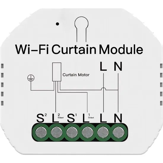 INTERRUPTOR SMART MOES P/CORTINA MS-108 /WIFI/ALEXA/GOOGLE