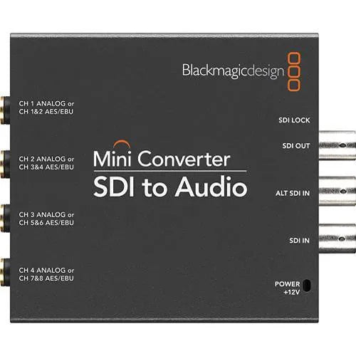 BLACKMAGIC ACC MICRO CONVERTER SDI TO AUDIO C/FUENTE (CONVMCSAUD)
