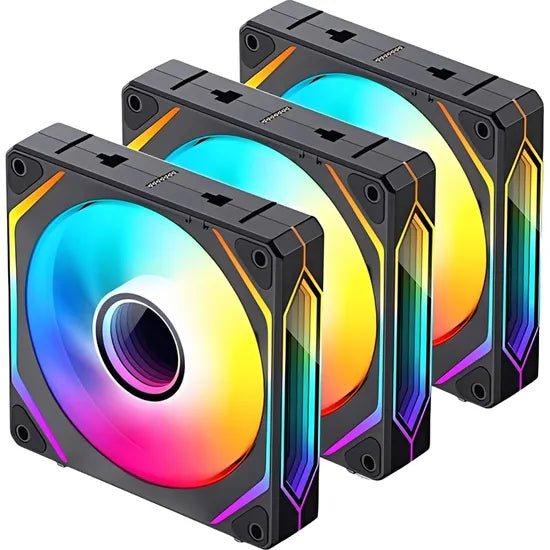 COOLER FAN JONSBO ZL-120B 120MM BLACK 3 PACK