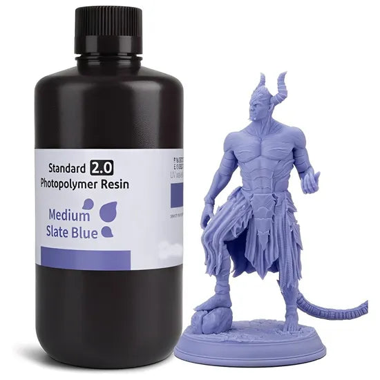 RESINA P/IMPRESORA 3D ELEGOO STANDARD MEDIUM STALE BLUE 2.0/500G Product