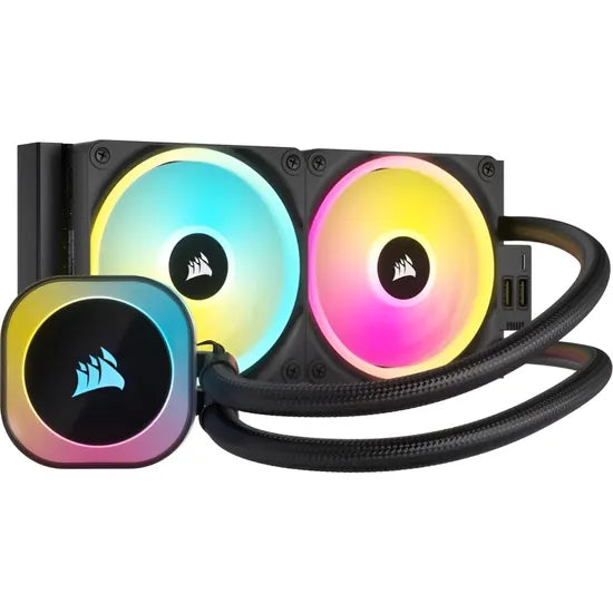 COOLER LIQUID CORSAIR H100I RGB AIO BLACK CW-9061001-WW Product