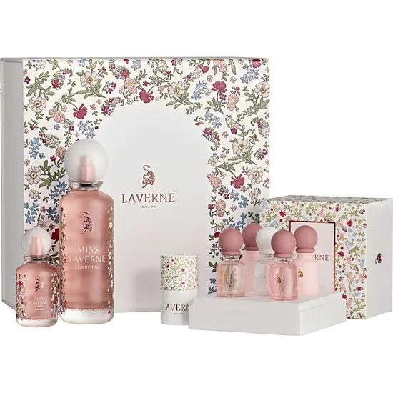KIT PERF LAVERNE RIYADH MISS LAVERNE GARDEN  EDP 200ML + 50ML + 5X10ML - FEMENINO Product