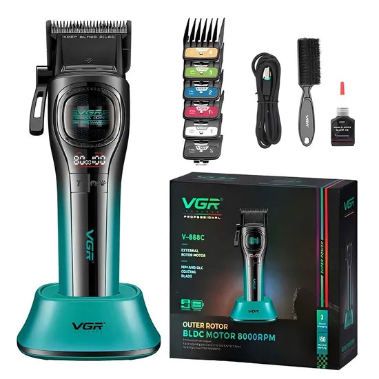 CORTA PELO VGR V-888C RECARGABLE GREEN Product