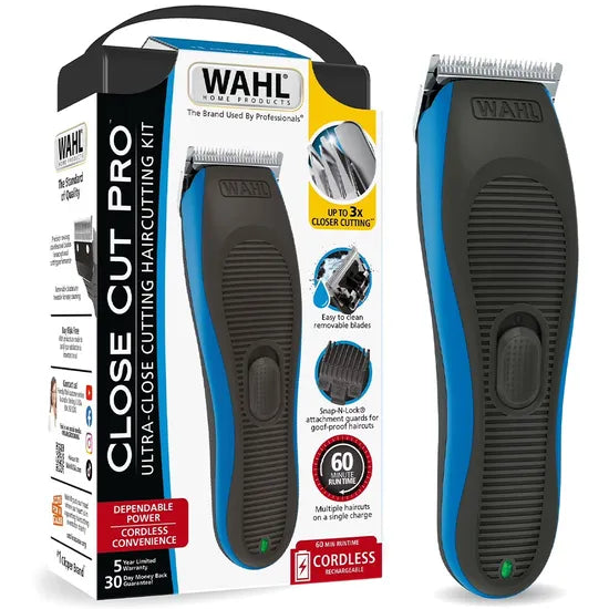 CORTA PELO WAHL 3028787 CLOSE CUT CORDLESS WWV US PLUG BLACK/BLUE