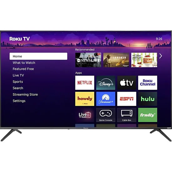TV SMART 70"" PIONEER PN70-R851-26US CLASS LED 4K UHD/ROKU TV/WIFI/HDR10/BLACK BIVOLT Product