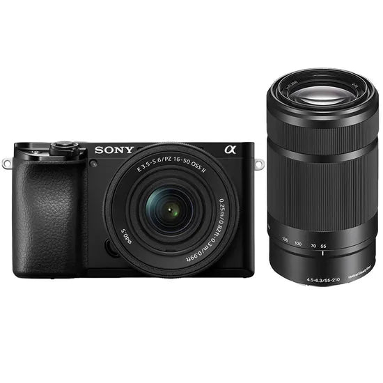 CAMARA SONY (GB) A6100 (ILCE-6100X) KIT 16-50MM II + 55-210MM