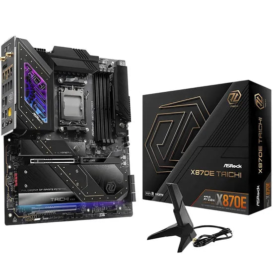 PLACA MADRE ASROCK AM5 X870E TAICHI HDMI/DP/USB3.2/4M.2/DDR5/ATX