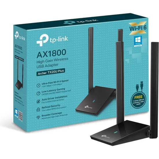 TP-LINK ADAP. PCIE ARCHER TX20U PLUS AX1800 WI-FI 6 DUAL-BAND Product