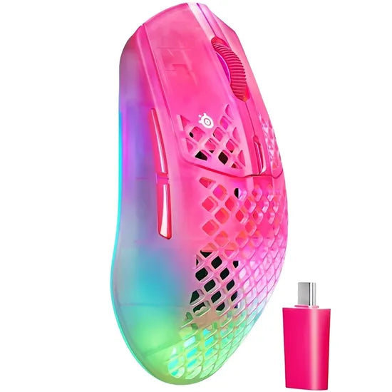 MOUSE WIRELESS STEELSERIES 62716 AEROX 3 GEN 2 RGB 4K/TRUEMOVE 26K/OPTICAL/MAGENTA HAZE Product