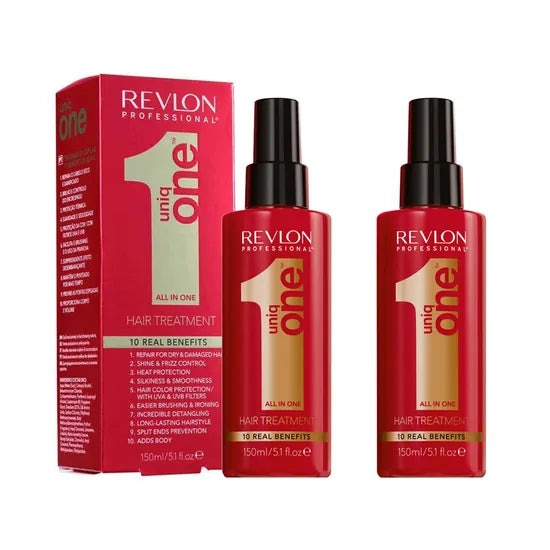 REVLON PROT.TERMICO UNIQ ONE ALL IN ONE RED 2X150ML Product
