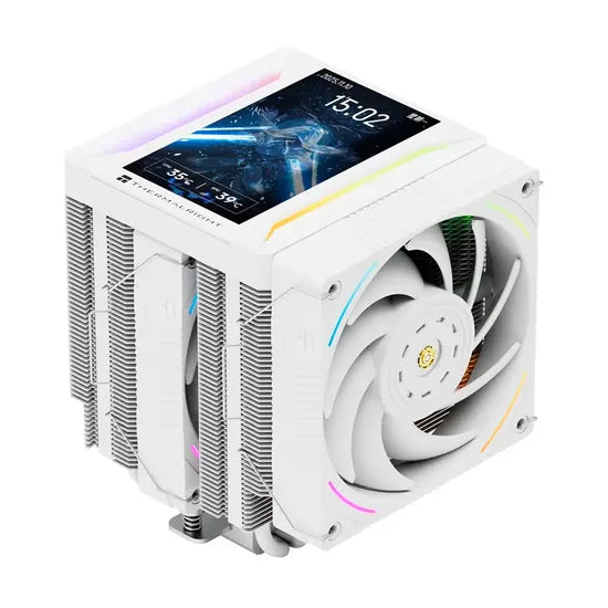 COOLER P/CPU THERMALRIGHT PEERLESS ASSASSIN 120 VISION MAX ARGB C/PANTALLA LCD 5"" WHITE Product