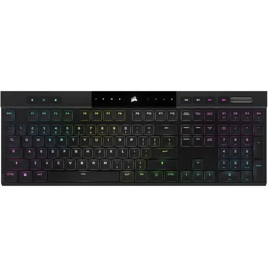 TECLADO MECÁNICO GAMER CORSAIR K100 AIR WIRELESS RGB LOW PROFILE CH-913A01U-NA